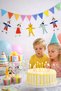 Cheerful Children's Sequential Ornament Triangle Colorful Ornament 2-Piece Set - 3