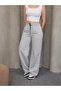 Women's Two Thread Ov Oversized Wide Leg Modal Sweatpants – Gray |   Relaxed Fit S-2Xl