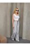 Women's Two Thread Ov Oversized Wide Leg Modal Sweatpants – Gray |   Relaxed Fit S-2Xl - 5