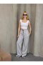 Women's Two Thread Ov Oversized Wide Leg Modal Sweatpants – Gray |   Relaxed Fit S-2Xl - 3
