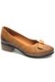 Mockin Genuine Leather Ribbon Detailed Women's Heeled Shoes Taba - 3