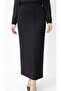 Modest Plus Size Stone-Detail Pleated Lined Portoriko Mom Skirt - 5