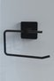 Adhesive Black Toilet Paper Holder/toilet WC Paper Holder - 8