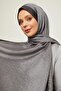 Anthracite Ring Pattern Monogram Shawl - 2
