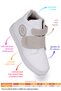 Coyote Velcro Girls' Daily Boat Shoes - 2