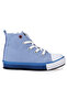 Tinna Lace-Up Boys' High-Rise Linen Sneakers - 4