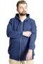 Mode XL Men's Cardigan Kapson Zippered Steel Interlock 21600 Indigo - 2