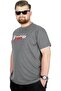 Mode XL Large Size T-Shirt Bis Yaka Paradise 22199 Antramelange