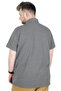 Mode XL Large Size T-Shirt Polo Steamnoat 22345 Antramelange - 2