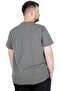 Mode XL Large Size T-Shirt Bis Yaka Paradise 22199 Antramelange - 2