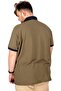 Mode XL Large Size T-Shirt Polo Athletic 21318 Khaki - 3