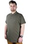 Mode XL T-Shirt Polo Neck with Pocket Classic 20550 Khaki