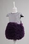 Tutu Sparkly Baby Girl Party Birthday Dress Festive Purple - 3