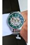 Skeleton Limited Edition Men's Wristwatch - Skeleton Automatic - Stainless Steel Ss-Green