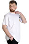 Fashion XL Big Size Men's T-Shirt Best Score 23134 White - 3