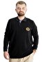 Mode XL Large Size Sweatshirt Thessaloniki Crown of a King 23447 Black