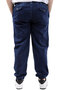 Fashion XL Large Size Men's Pants Jeans Jogger Elasticized Leg Toronto 23916 Navy Blue - 4