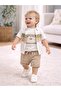 Concept Muslin Shirt and Shorts 3-Piece Set 6-18 Months - Beige6-9 Months - 6