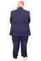 Fashion XL Large Size Men's Suit Zara Tintin Basic 24020 Navy Blue - 2