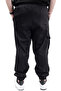 موديل XL للرجال مقاس كبير من الكتان JOGGER BAHAR 23912 أسود - 4