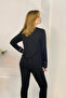 Blouse with Guipure Detail on the Shoulders and Sleeves - 4
