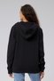 Mooncover Women's Zippered Hooded Sweatshirt with Kangaroo Pocket – Black - 6