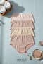 Women's 5-Pack Lycra Extra High Waist Panties Pastel Color - 6