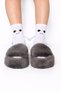 Dark Gray Extra Soft Furry House Slippers Smoked Furry Slippers |   New Season Luxury Slippers - 5