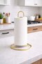 Metal Paper Towel Holder Filled Steel Gold Plated Upright Towel Napkin Holder Standard and Large Roll - 6