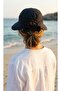 Women's Wide Brim Open Top Zip Visor Sun Hat Brim Beach Hat - 4