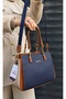 Original Women's Navy Blue Hand and Shoulder Bag - 3