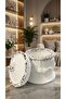Decorative Box with Natural Stone Carousel Figure and Lid - Energy Balancing & Durable Design - 6