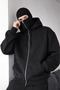 Snow Masked Ninja Unisex Sweatshirt Cardigan 3 Thread Ş Fleece-Lined Thick Fleece