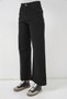 Women's Wide Leg High Waist Palazzo Gabardine Pants 6656 - D. Black - 4