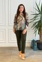 Pipe Leg Side Pocket Steel Knitted Leggings Trousers - 5