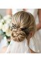 Beaded Scalloped Double Bridal Hair Clip