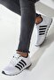 Men's White Daily Comfortable Sole Soft Light Flexible Walking Sneaker Lace-Up Sports Shoes - 5