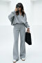 Women's Trend Flared Ç piped Bomber Zippered Tracksuit Set