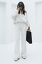 Women's Trend Flared Ç piped Bomber Zippered Tracksuit Set