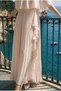Daila Off-The-Shoulder Flounce Long Evening Dress Chiffon Invitation and Wedding Party Dress - 5