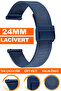 24mm Fossil-Welder-Casio-Seiko-Omega-Armani Watch Compatible Thick Metal Mesh Watch Band Klnhsr24
