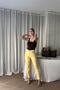 LYCRAL BELTED DENIM PANTS - 4