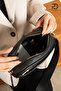 Original Women's Special Model Luxury Soft Patterned Leather Comfortable Thick Crisscross Straps Stylish Shoulder Bag - 7