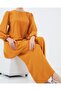 Ayrobin Tunic Pants Top and Bottom Set 6712 - Mustard - 3
