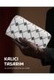 Women's Wallet Palestine Traditional Kefiye Embroidered Single Zipper Large 20X10 cm - 6