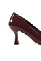 Burgundy Patent Leather Stiletto Women's Heeled Shoes 7cm - 4