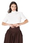 Padded Stand Collar Crop - 3