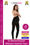 Women's Tights Seamless Non-Marking Gathering and Firming Effect Flexible Black Maternity Tights 3 Pieces