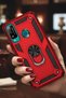 Huawei P40 Lite E Case Magnetic Tpu Tank Cover with Ring Stand