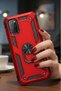 Oppo A92 Case Magnetic Tpu Tank Cover with Ring Stand